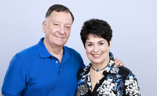 Ron and Irene Fenolio posing together in Henderson, NV.